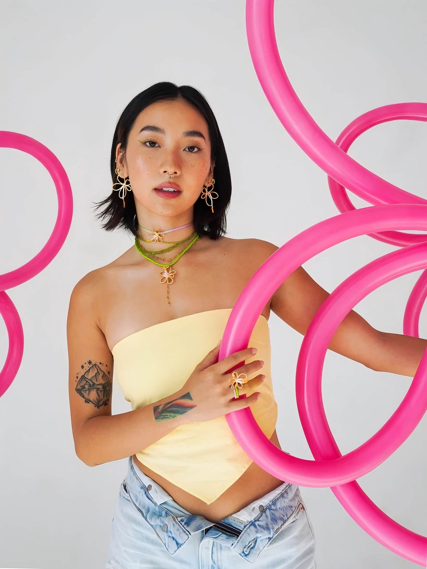 Big Blossom Lightweight Earrings - Work Piece