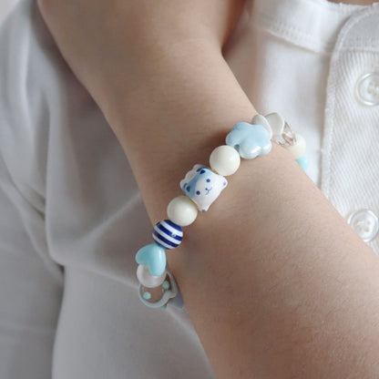 Blue Kitty - Handmade Bracelet