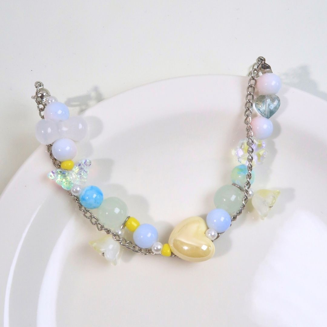 Crystal Flower - Handmade Bracelet