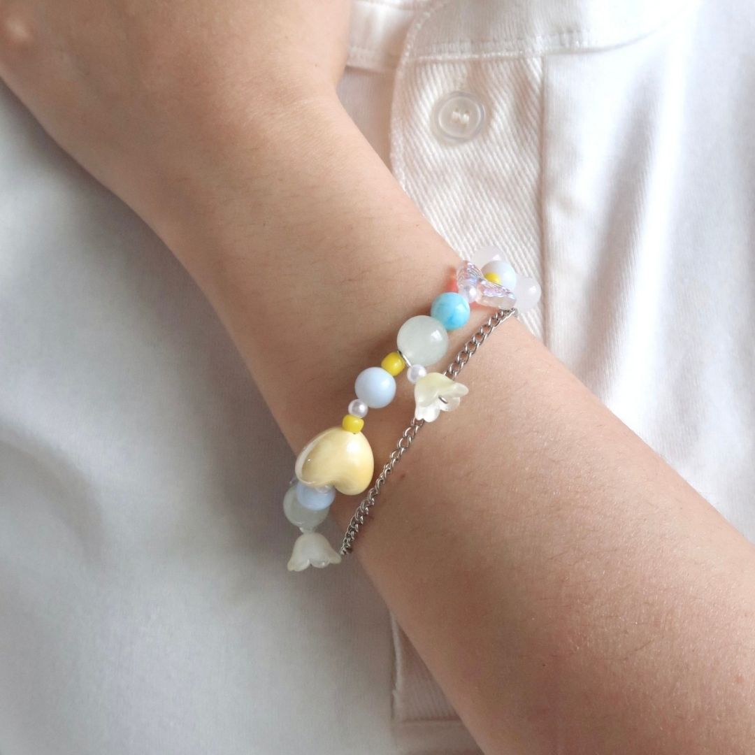 Crystal Flower - Handmade Bracelet