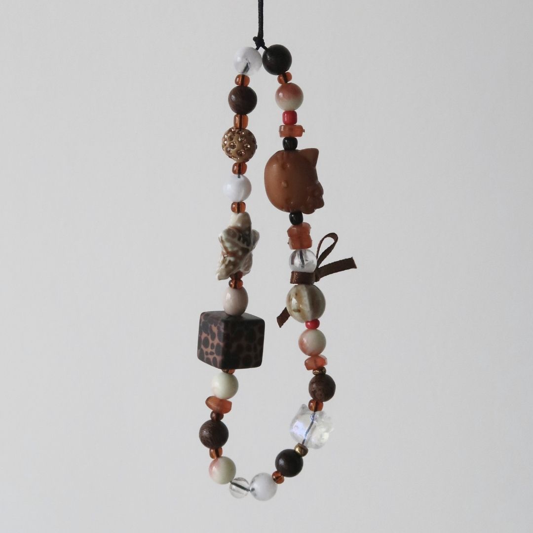 Brown Kitty - Kitty Phone Charm