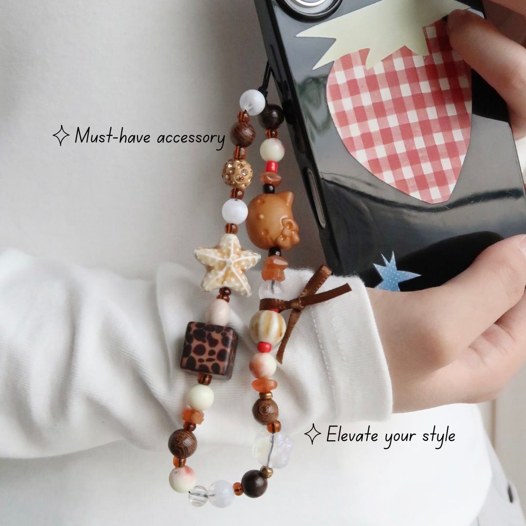 Brown Kitty - Kitty Phone Charm