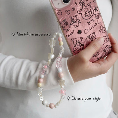 Butterflies & Petals - Flower Phone Charm