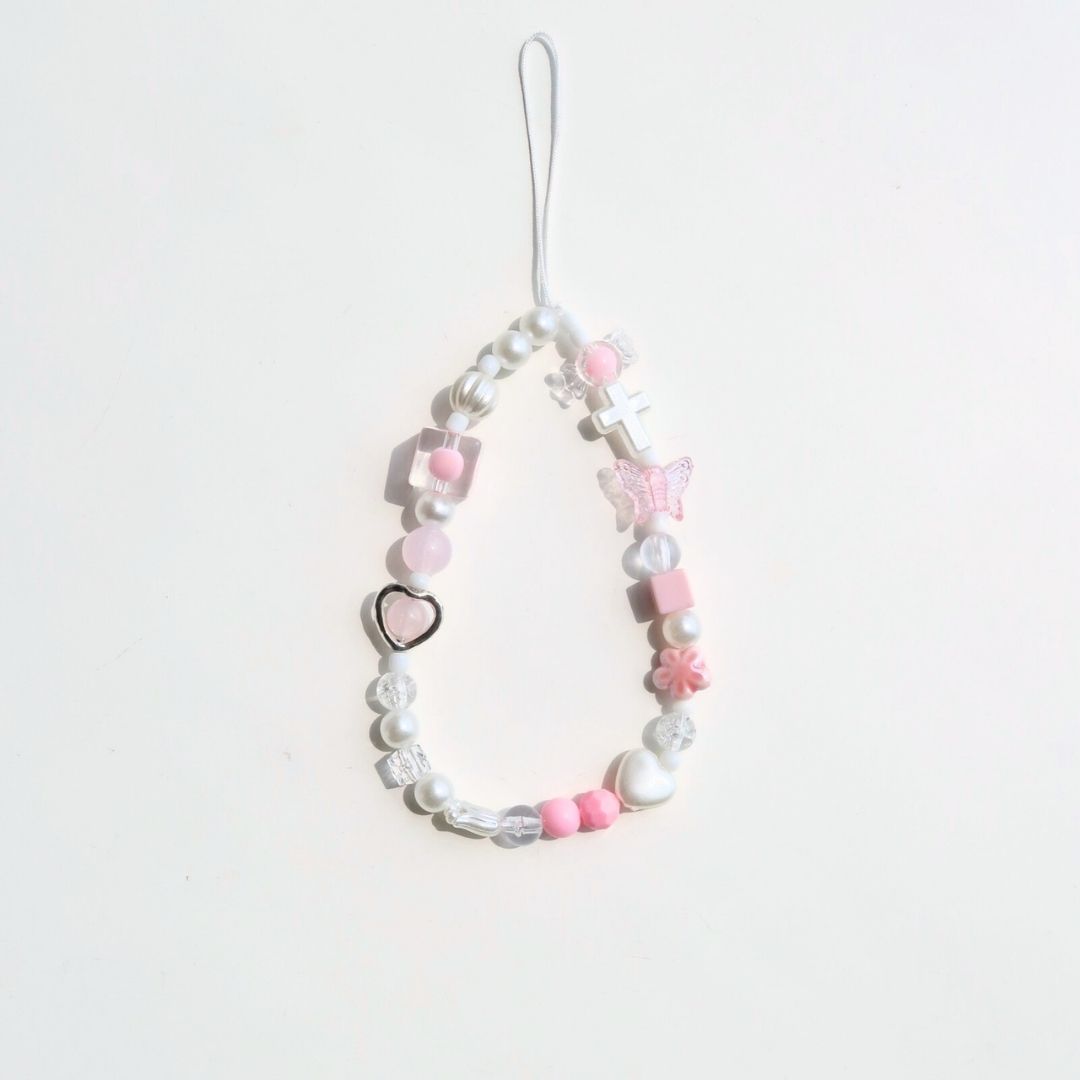 Pink Sakura - Flower Phone Charm