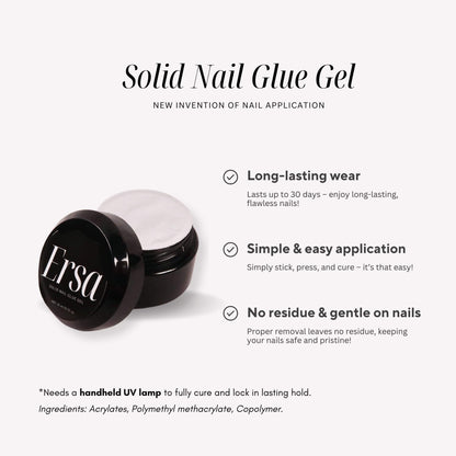 Solid Nail Glue Gel